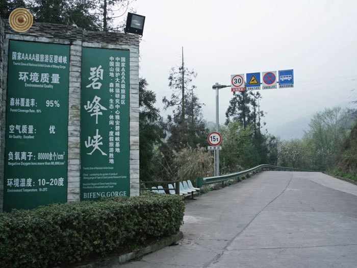 Bifengxia, Lushan