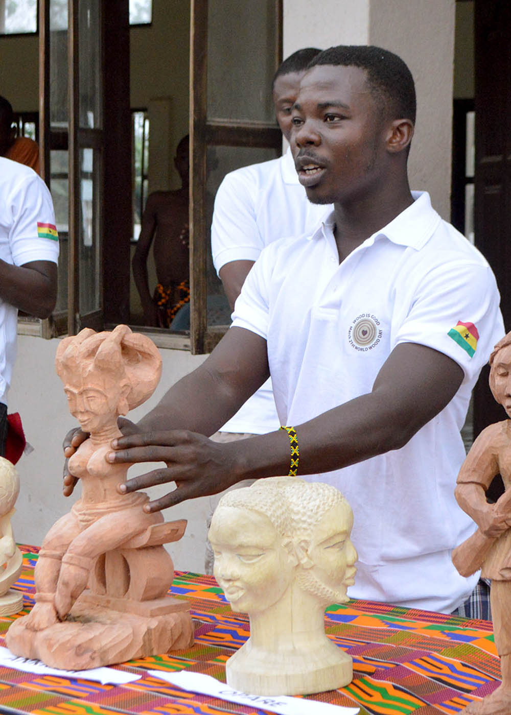 2015 WWD, regional event, woodcarving, Ghana