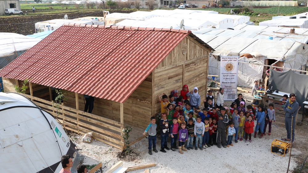 2015 WWD, regional event, Wooden Classroom, Lebanon