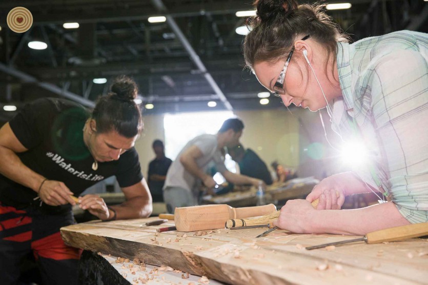 Woodcarving Show - Video of Native American Woodcarving