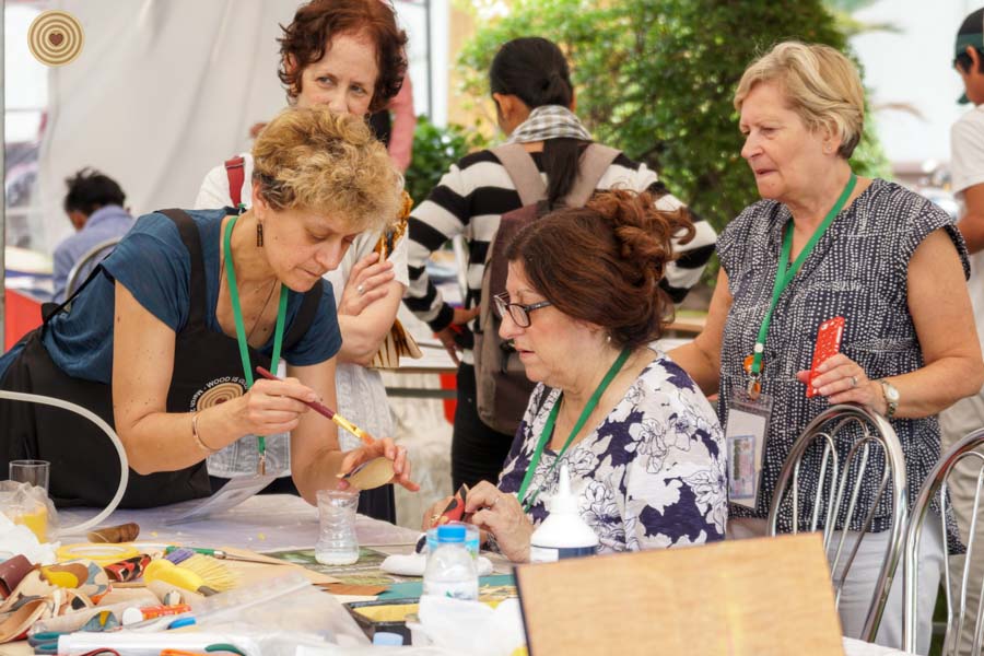 Wood, Folk Art Workshop, 2018 World Wood Day, Cambodia, Carole Szwarc, Marquetry, France
