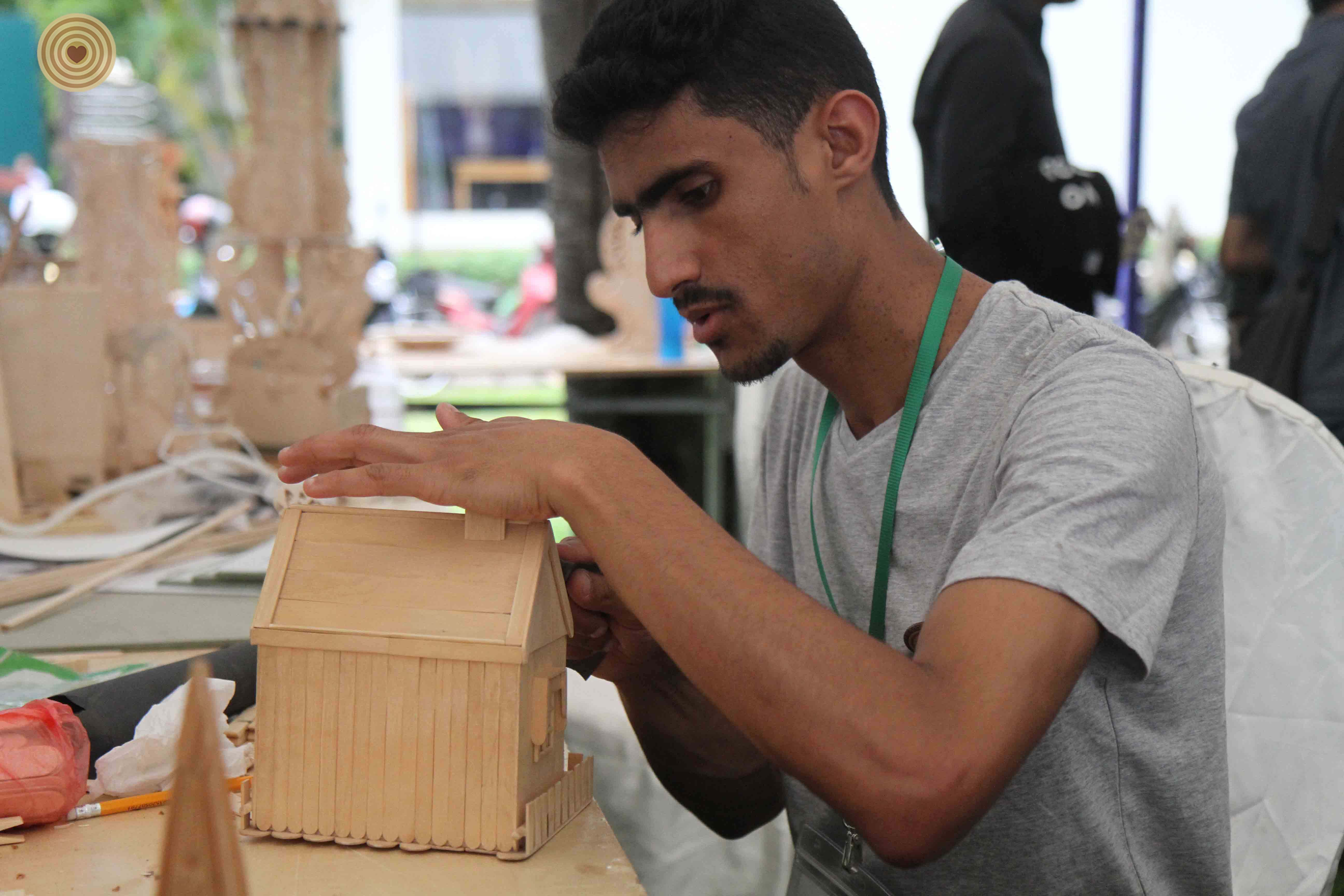 Wood, Folk Art Workshop, 2018 World Wood Day, Cambodia, Popsicle Stick Arts, Achmed Wesabi