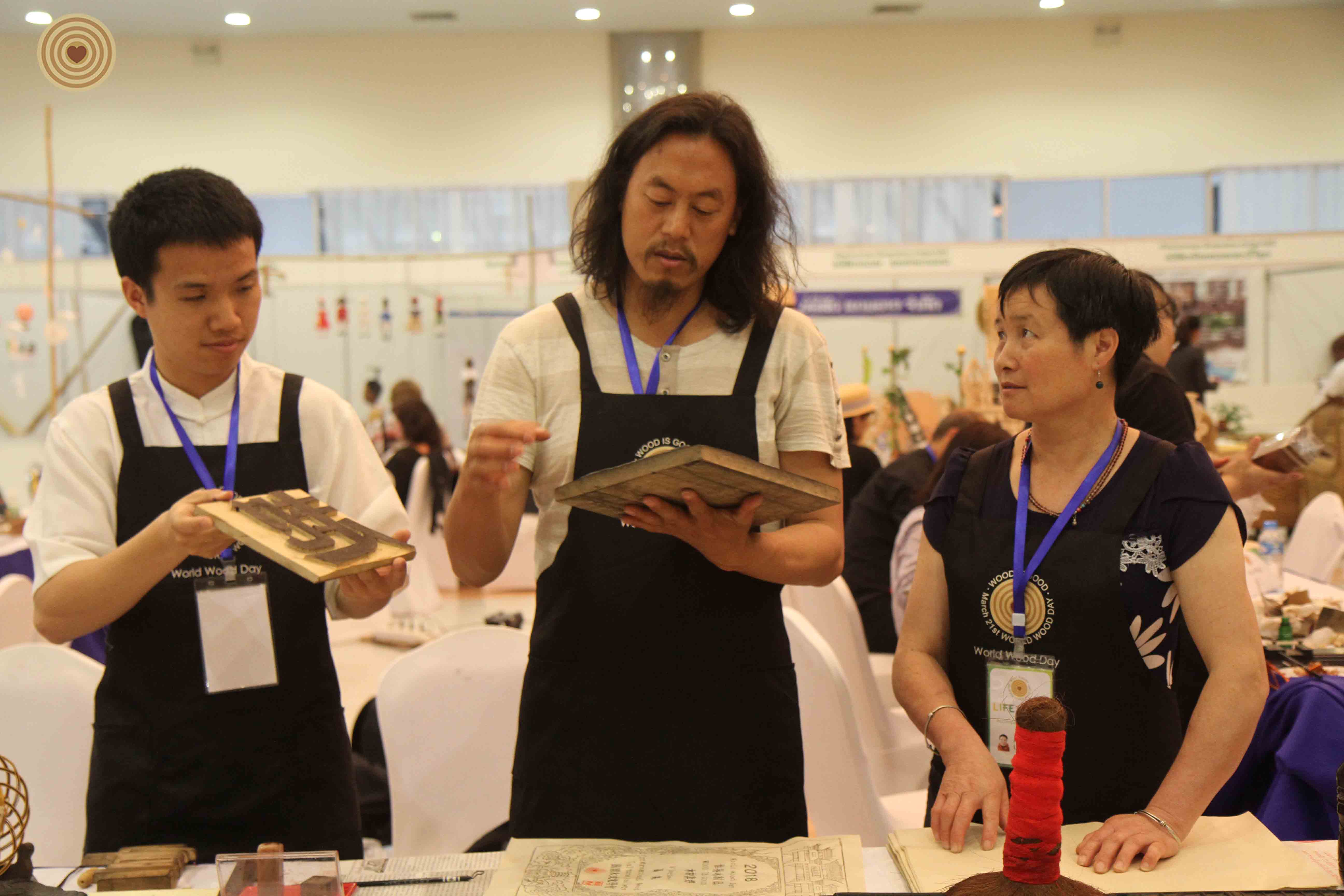Wood, Folk Art Workshop, 2018 World Wood Day, Laos, Armour Horse, Printing, Yang Chunlong, Wooden Movable-type Printing, Exchange