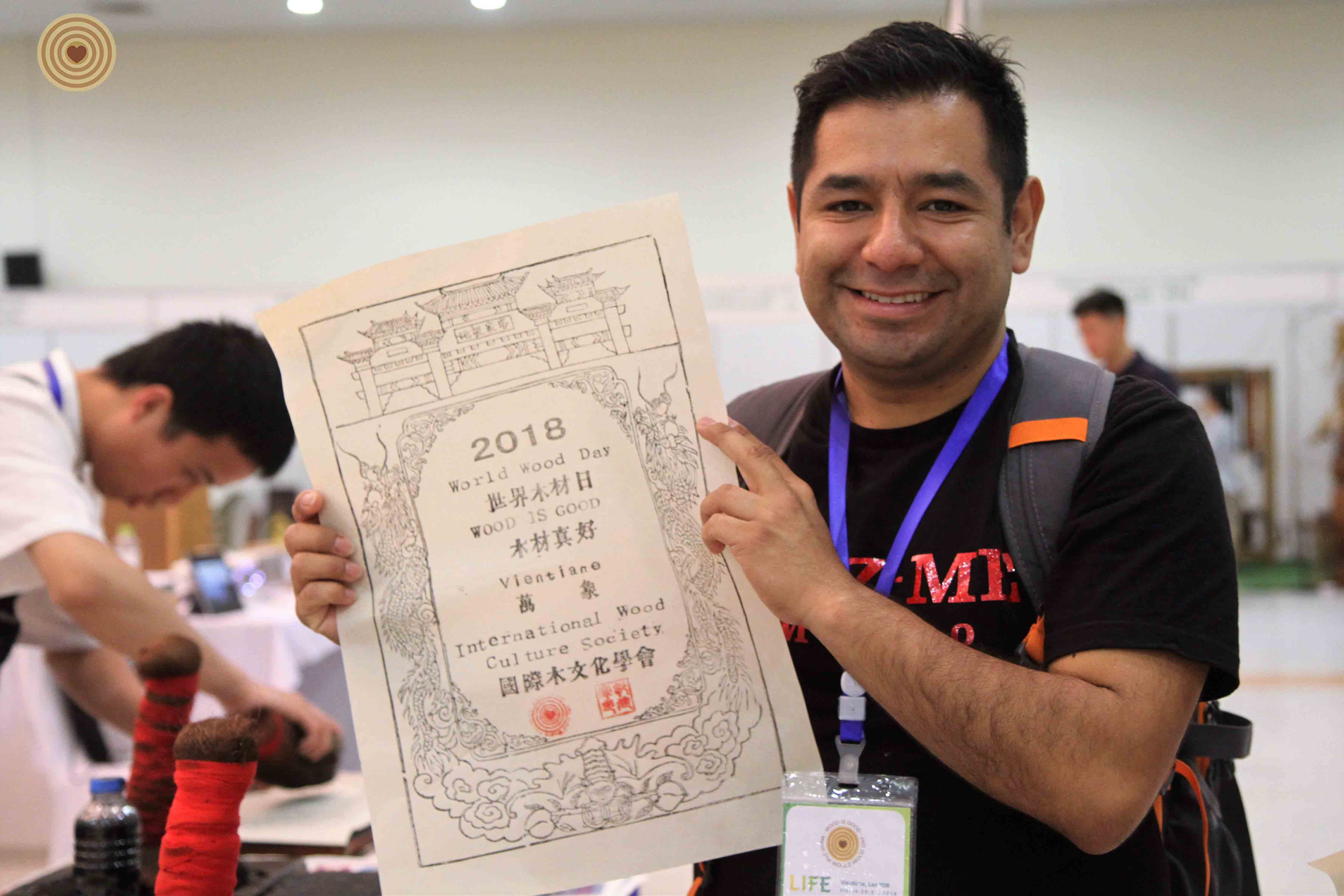 Wood, Folk Art Workshop, 2018 World Wood Day, Laos, Wooden Movable-type Printing, Non-tangible Cultural Heritage