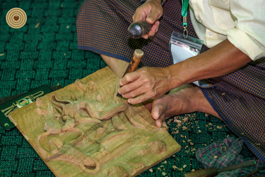 Woodcarving Competition, 2018 World Wood Day, Myanmar