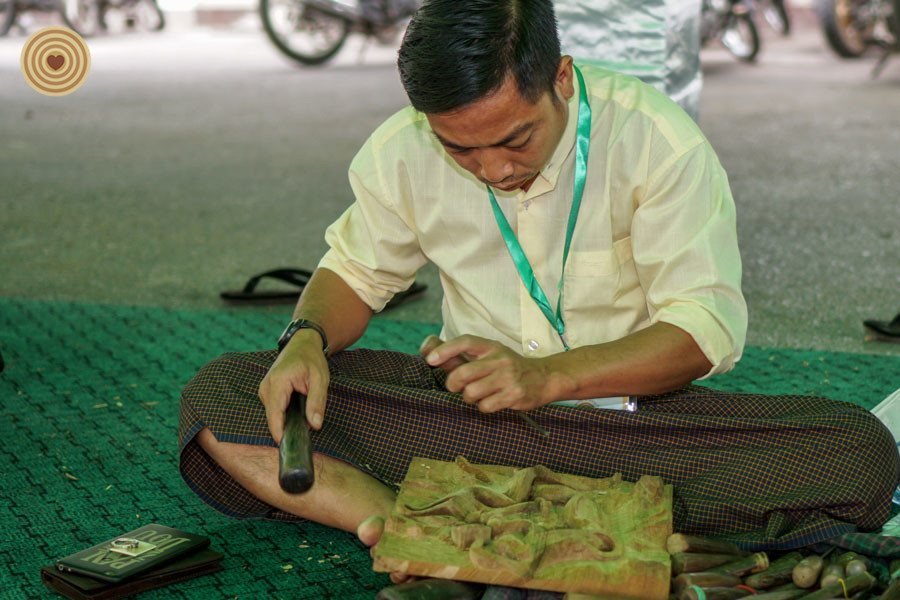 Woodcarving Competition, 2018 World Wood Day, Myanmar