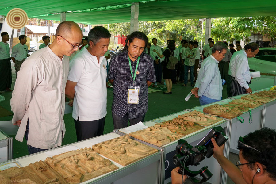 Woodcarving Competition, 2018 World Wood Day, Myanmar
