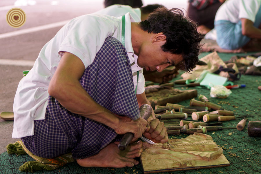 Woodcarving Competition, 2018 World Wood Day, Myanmar