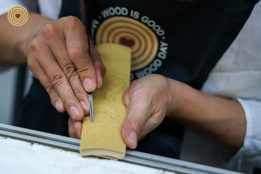 International Wood & Bamboo Carving Demonstration, 2018 World Wood Day, Myanmar