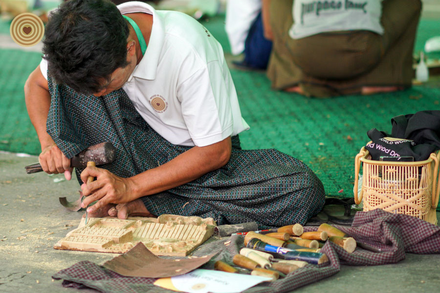 Woodcarving Competition, 2018 World Wood Day, Myanmar