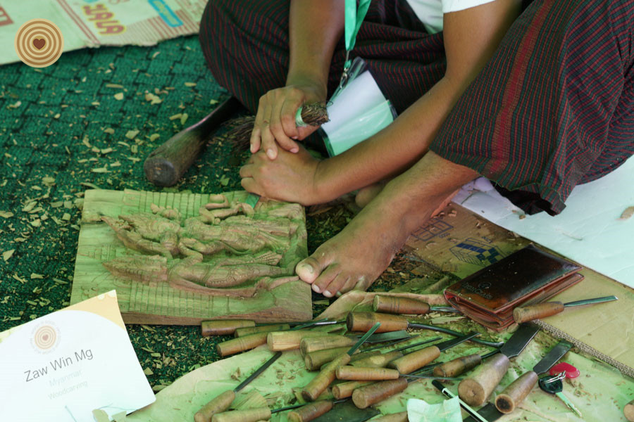 Woodcarving Competition, 2018 World Wood Day, Myanmar