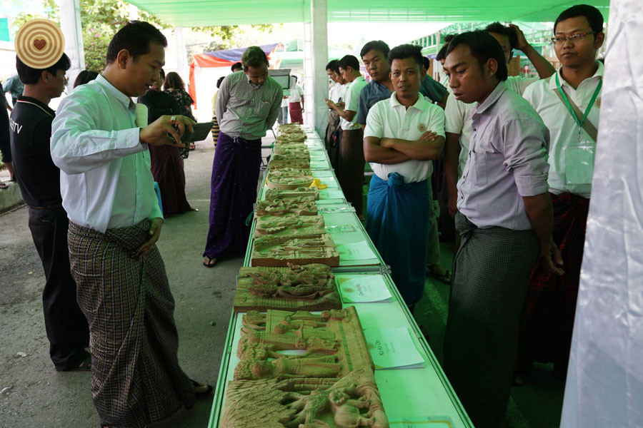 Woodcarving Competition, 2018 World Wood Day, Myanmar