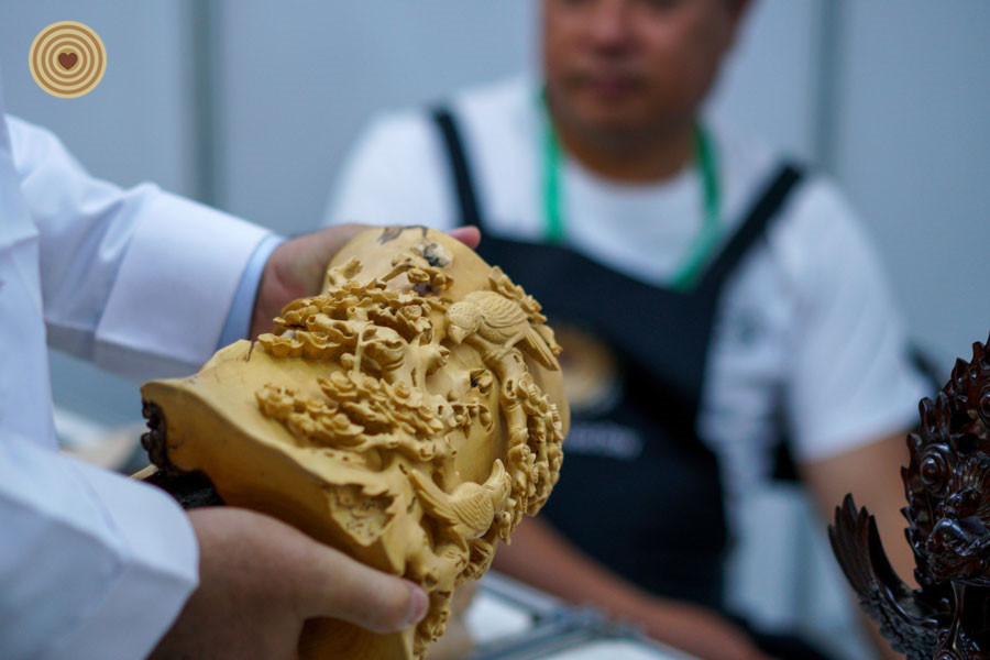 International Wood & Bamboo Carving Demonstration, 2018 World Wood Day, Myanmar