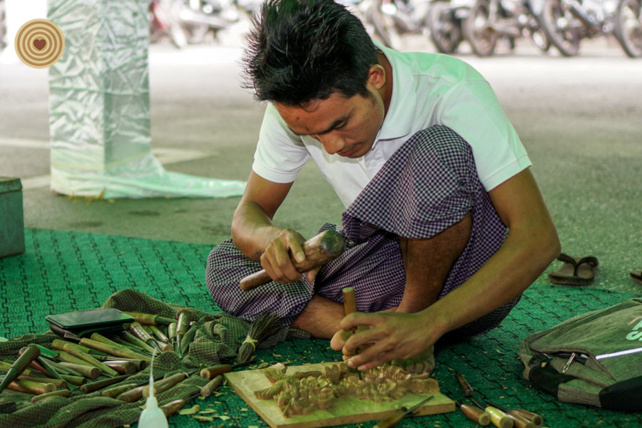 Woodcarving Competition, 2018 World Wood Day, Myanmar