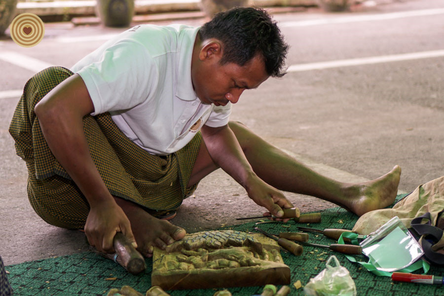 Woodcarving Competition, 2018 World Wood Day, Myanmar