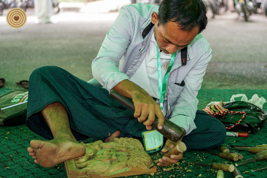 Woodcarving Competition, 2018 World Wood Day, Myanmar