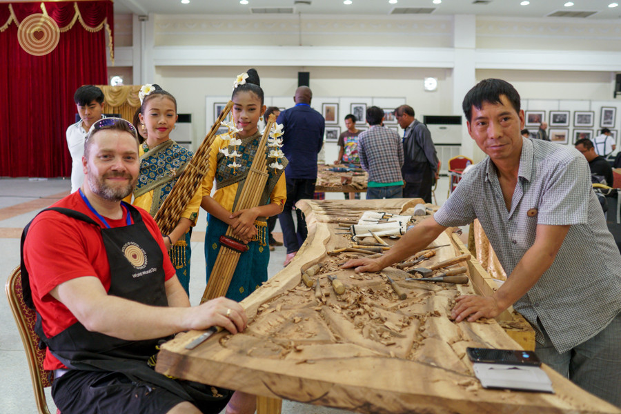 woodcarving, Laos