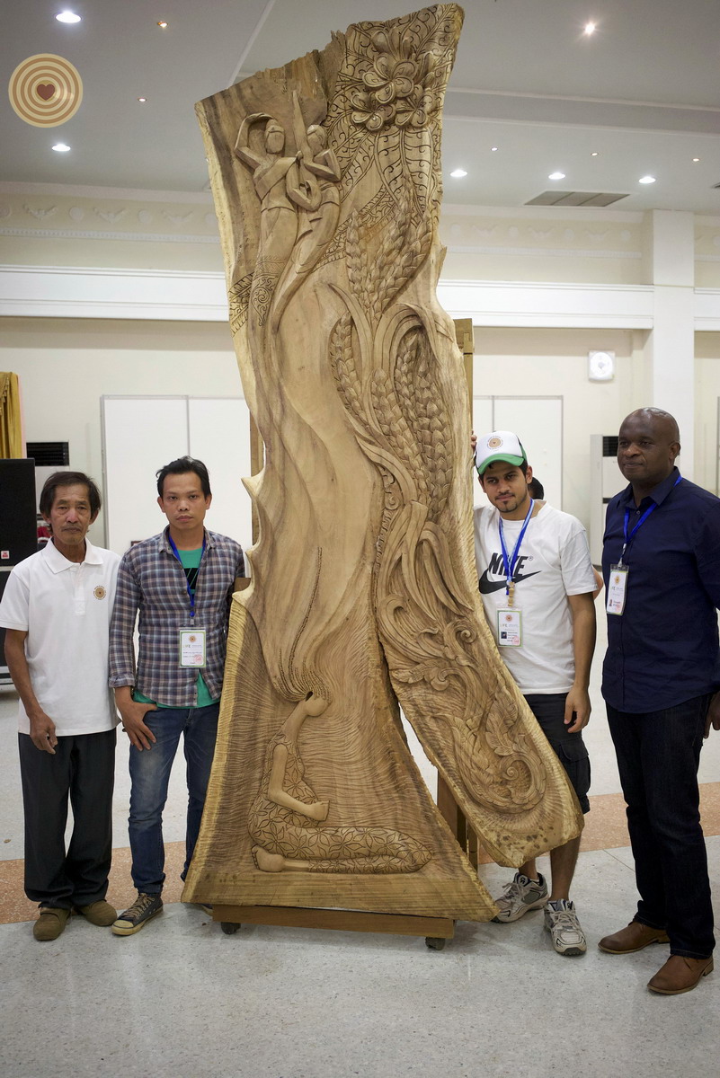 woodcarving, Laos
