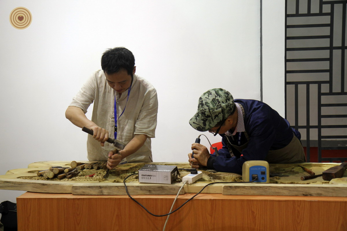 woodcarving, Yiwu, Zhejiang
