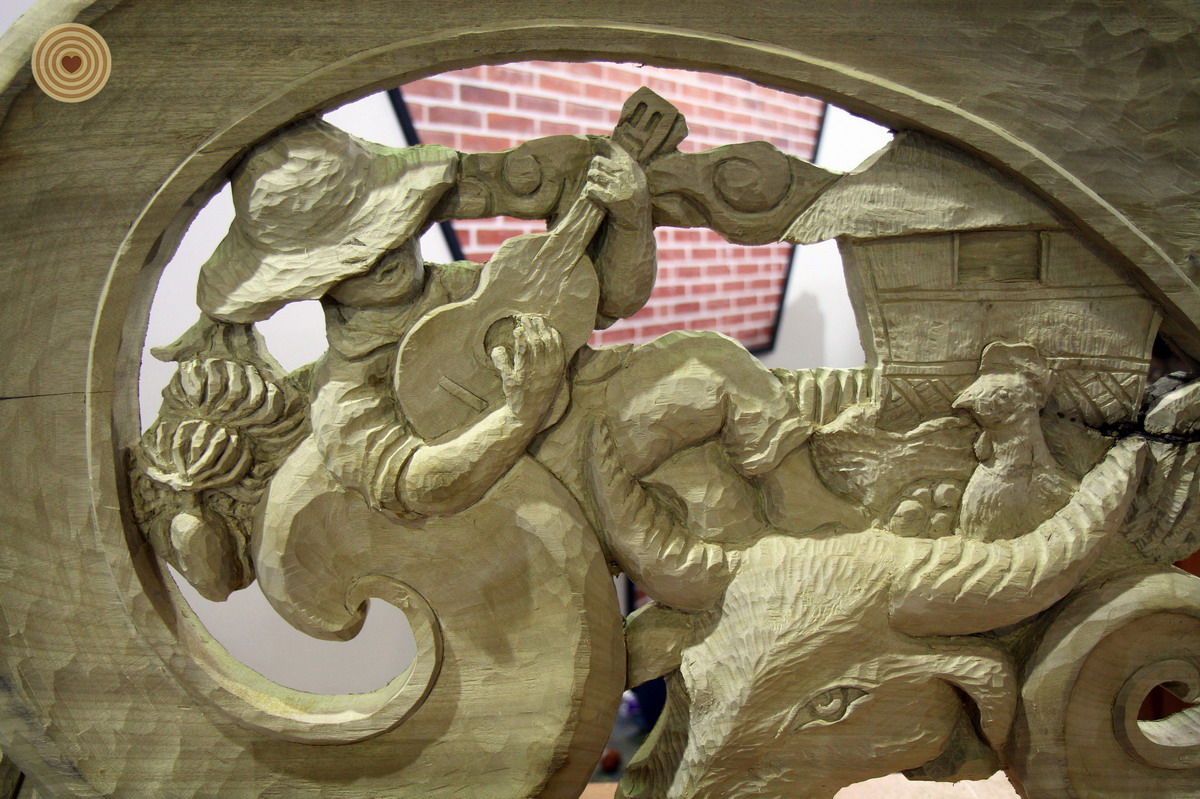woodcarving, Yiwu, Zhejiang