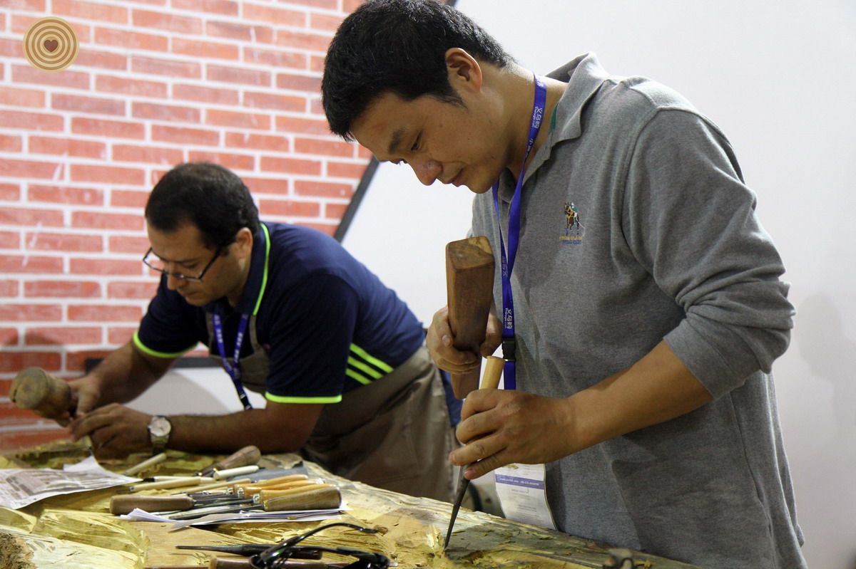 woodcarving, Yiwu, Zhejiang