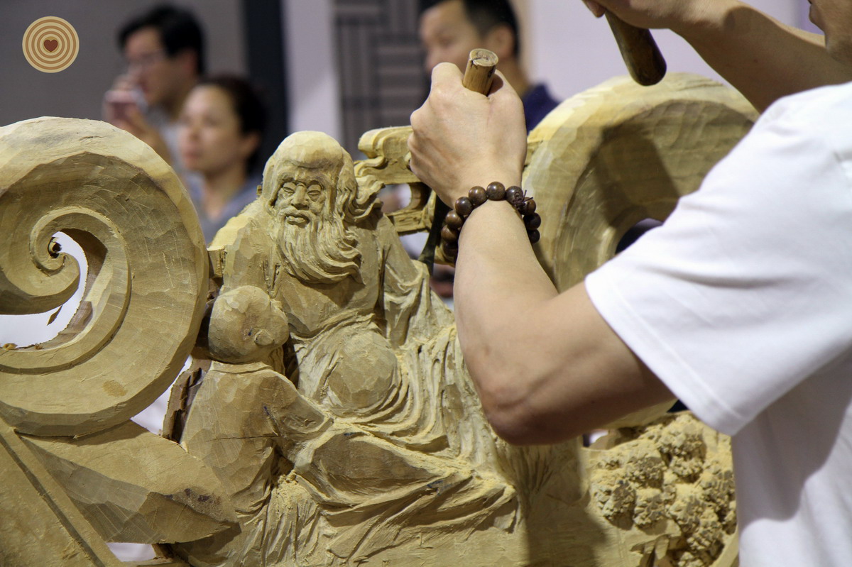 woodcarving, Yiwu, Zhejiang