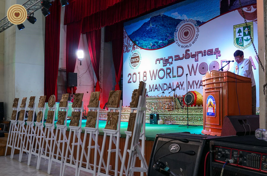 Woodcarving Competition, 2018 World Wood Day, Myanmar