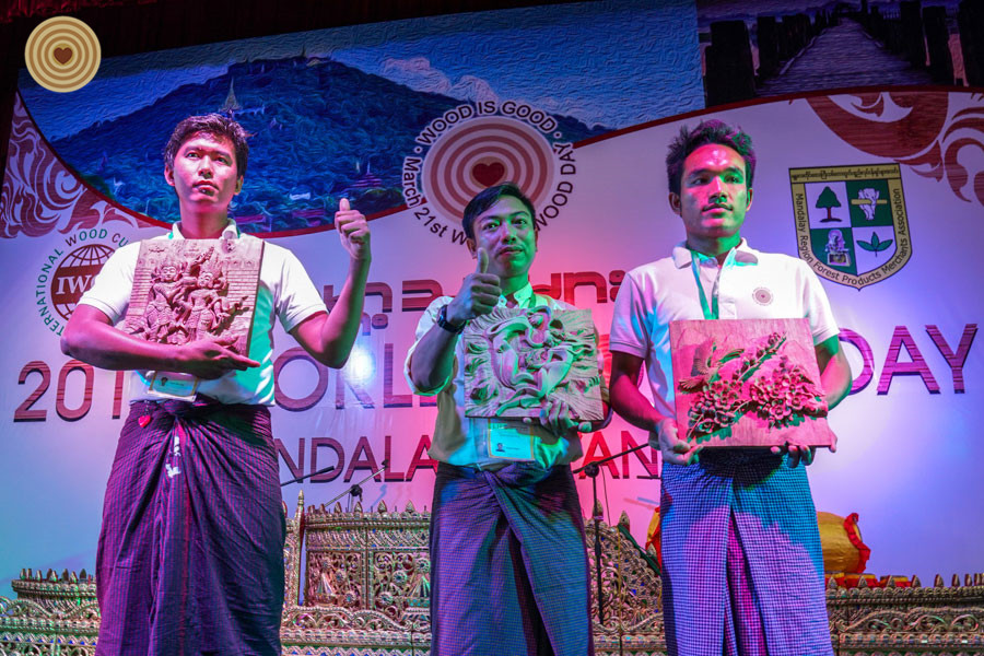 Woodcarving Competition, 2018 World Wood Day, Myanmar
