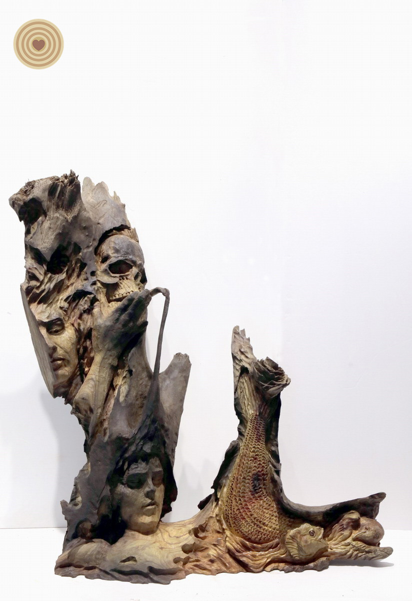 woodcarving, root, Yiwu, Zhejiang