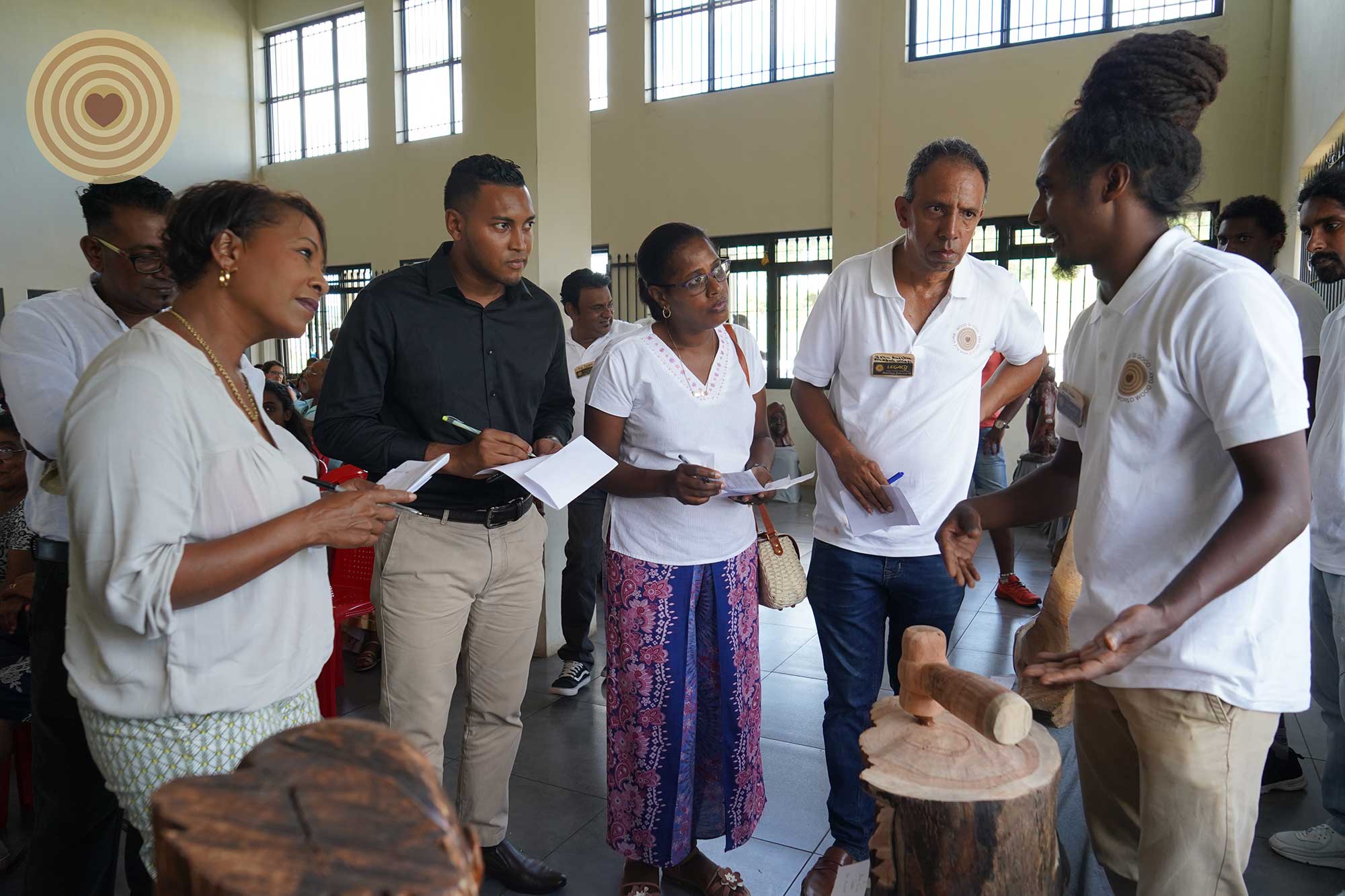2020 WWD, regional event, Mauritius, woodcarving