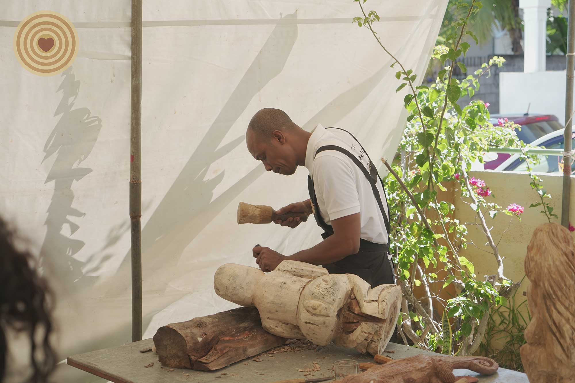 2020 WWD, regional event, Mauritius, woodcarving