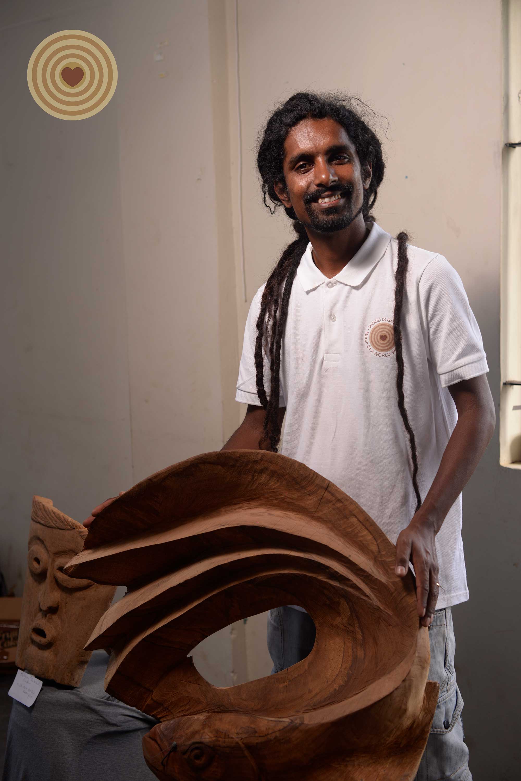 2020 WWD, regional event, Mauritius, woodcarving