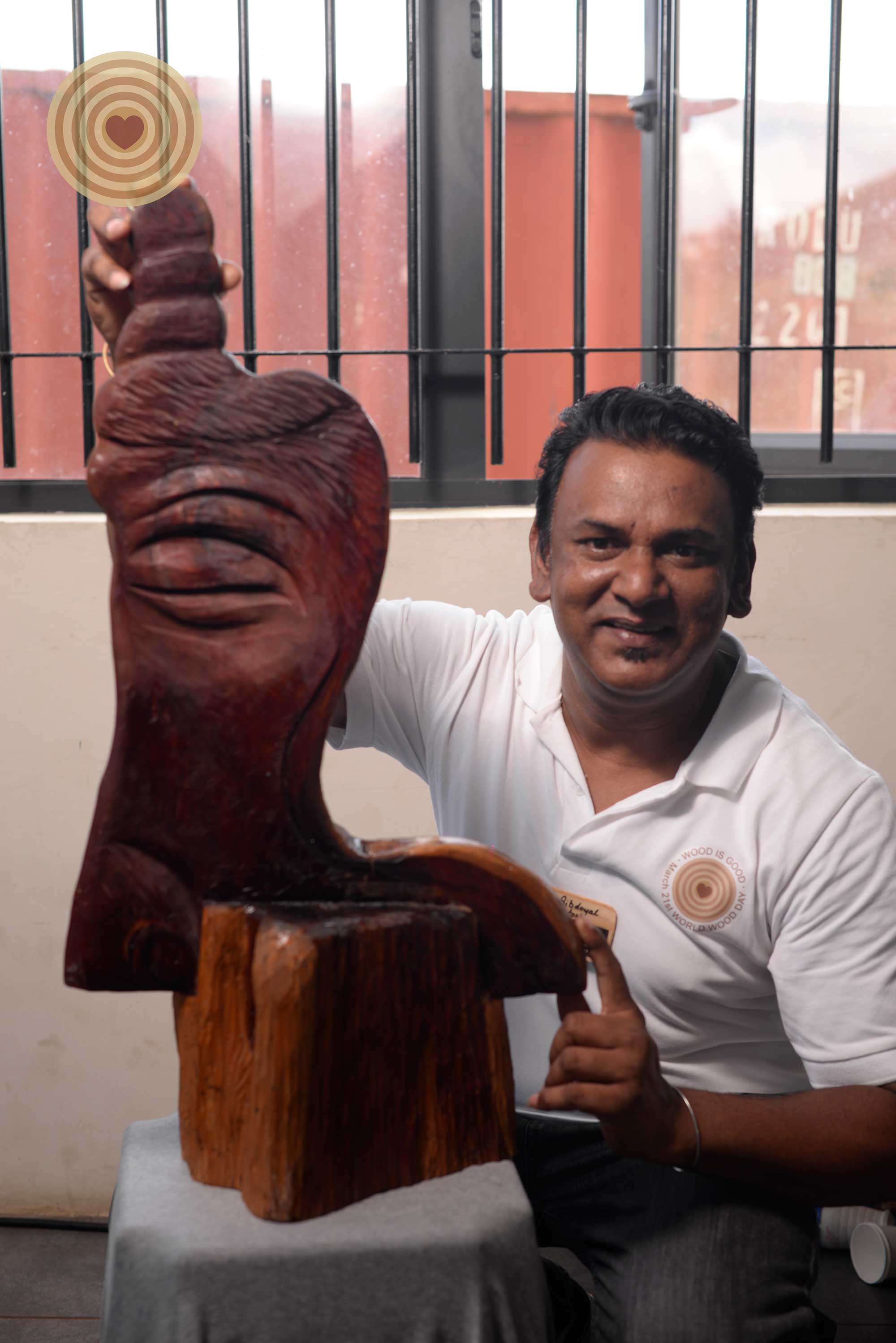 2020 WWD, regional event, Mauritius, woodcarving
