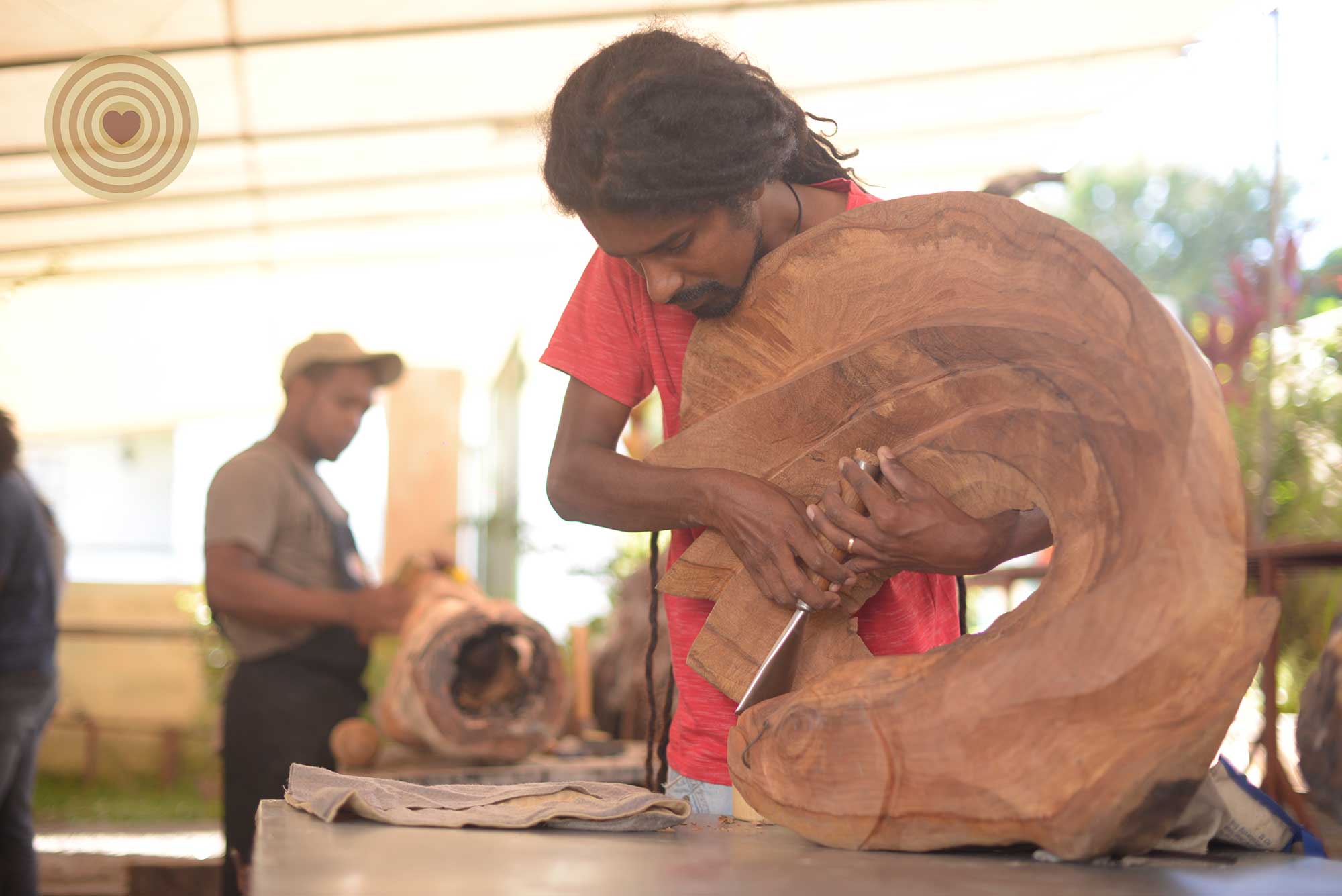 2020 WWD, regional event, Mauritius, woodcarving