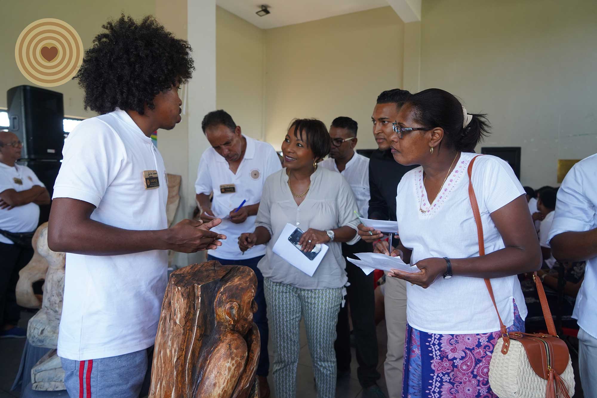 2020 WWD, regional event, Mauritius, woodcarving