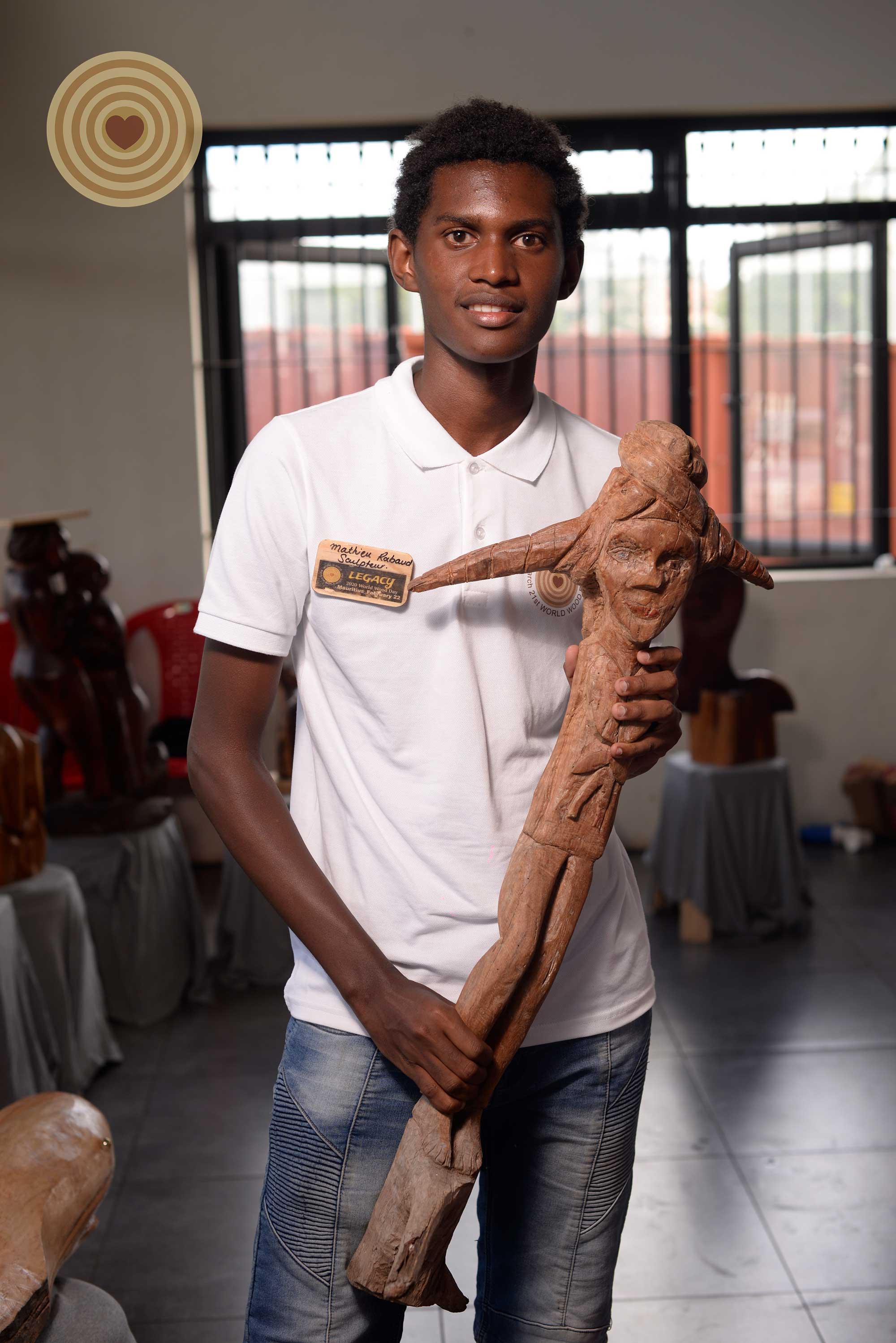 2020 WWD, regional event, Mauritius, woodcarving