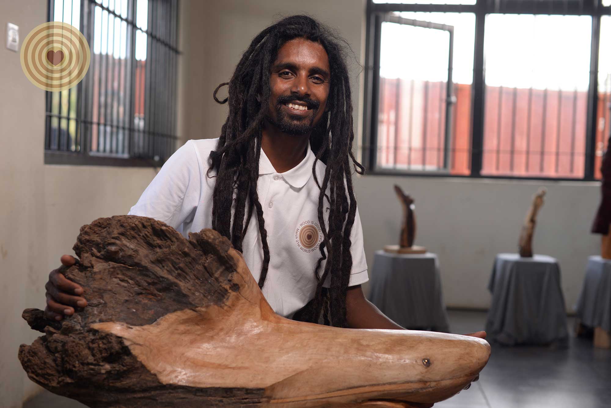 2020 WWD, regional event, Mauritius, woodcarving