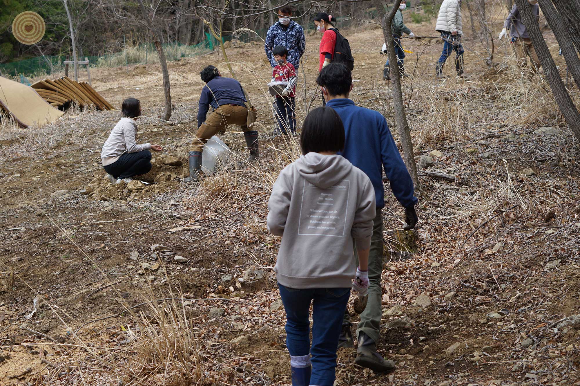 WWD2021, tree planting, Yamanashi Prefecture